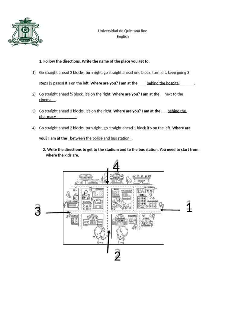 Exercise Directions | PDF