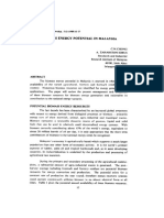 Biomass Energy Potential in Malaysia