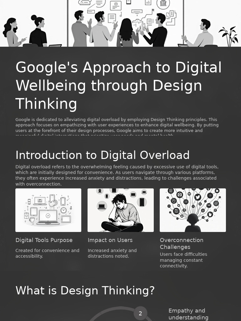 Google’s Design Thinking for Digital Wellbeing | PDF | Design Thinking ...