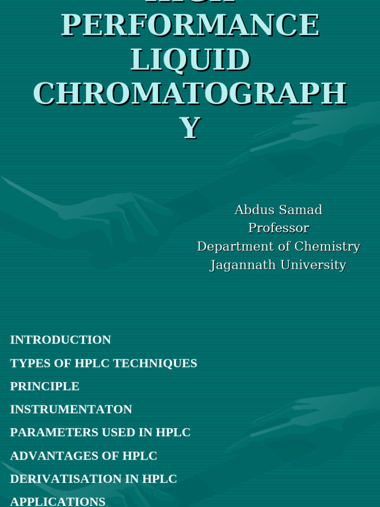 High-Performance Liquid Chromatography Guide | PDF | High Performance ...