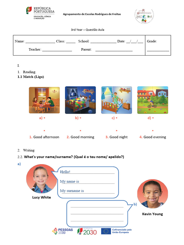 ESL Activities for Young Learners | PDF