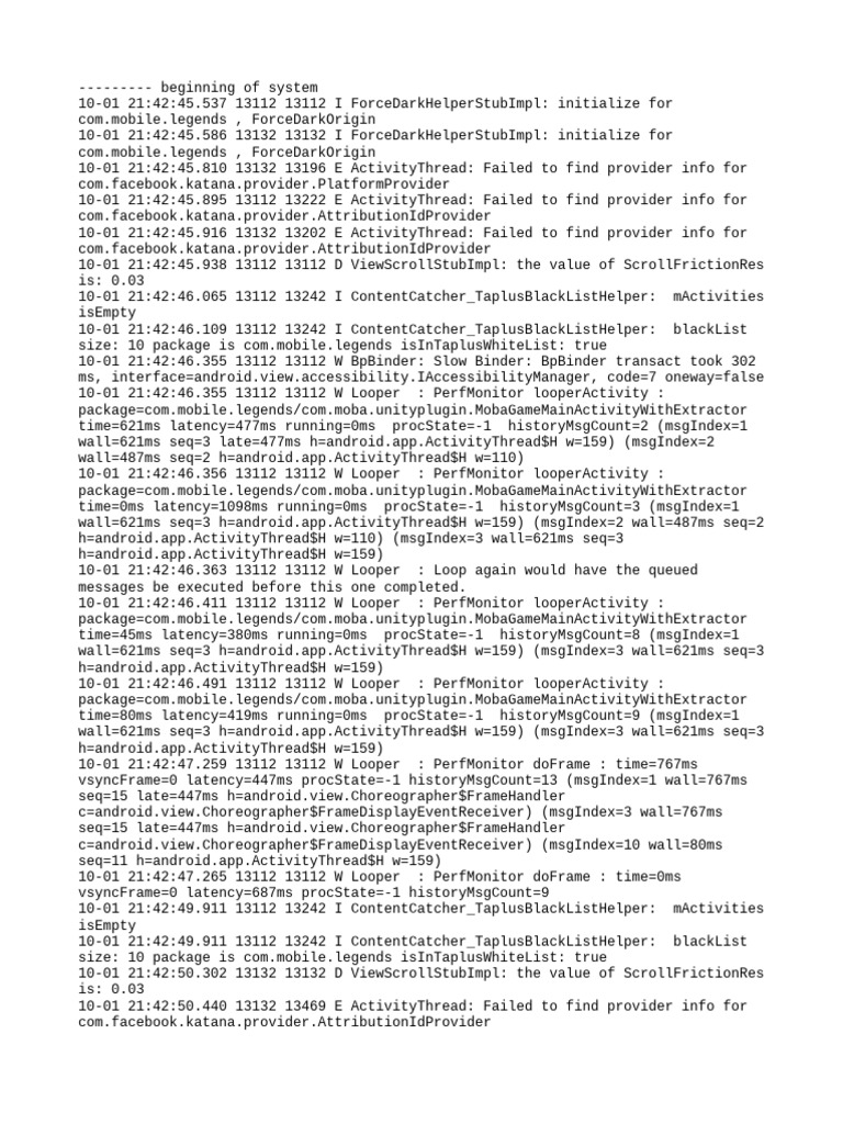 ML Logcat 1759380500332 | PDF | Software | System Software