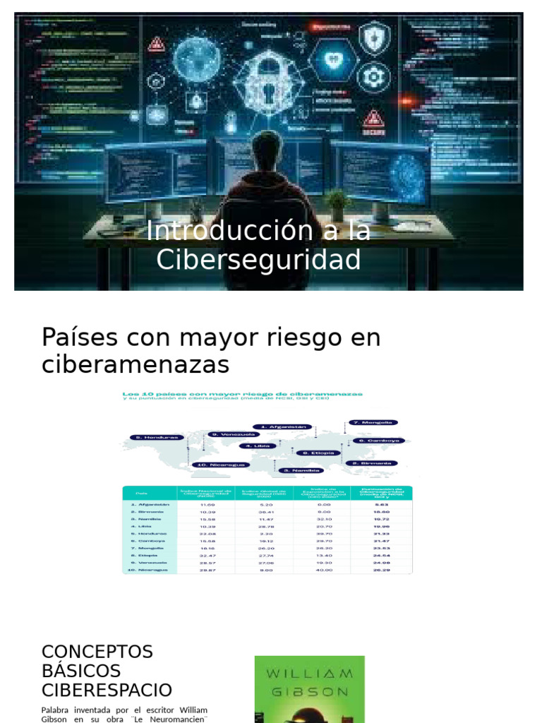 Introducción a la Ciberseguridad y Amenazas | PDF | La seguridad ...