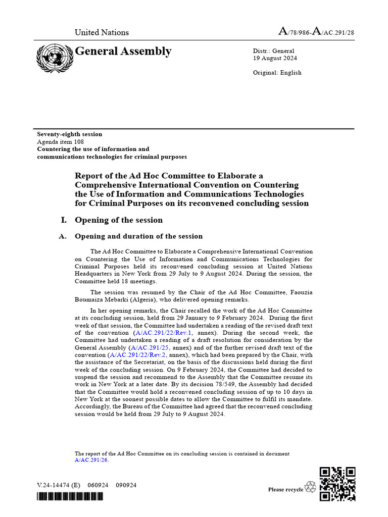 General Assembly: United Nations | PDF | United Nations General ...