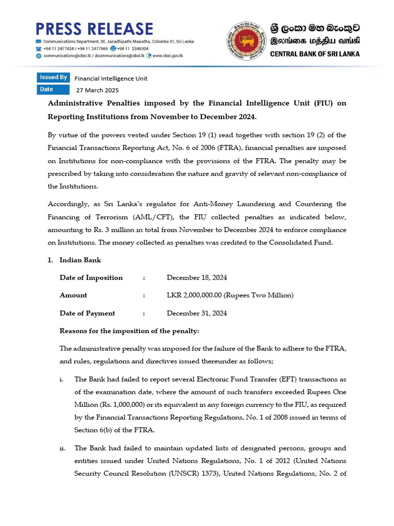 Penalties | PDF | Regulatory Compliance | Business