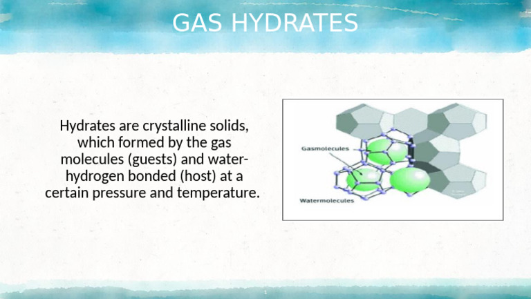 Understanding Gas Hydrates Formation | PDF