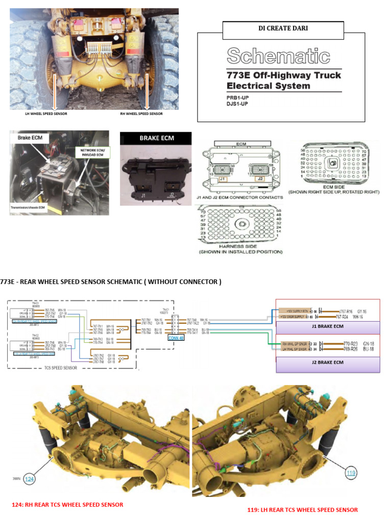 Rear Wheel Speed Sensor Schematic | PDF