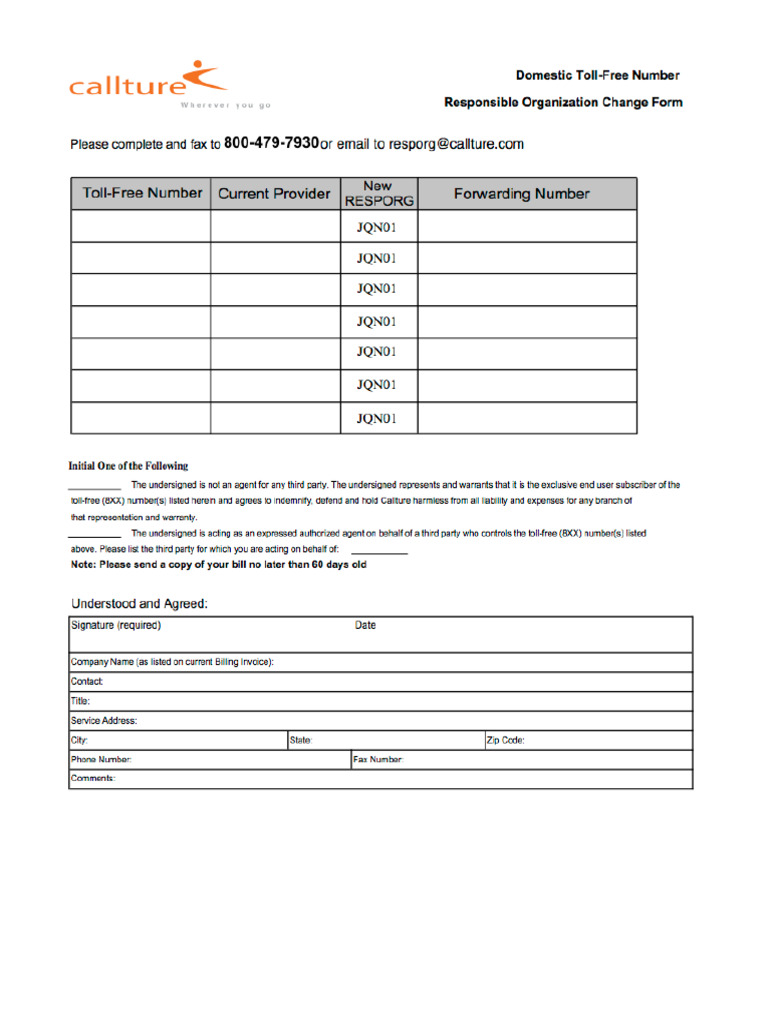 JQN 01 Resporg | PDF