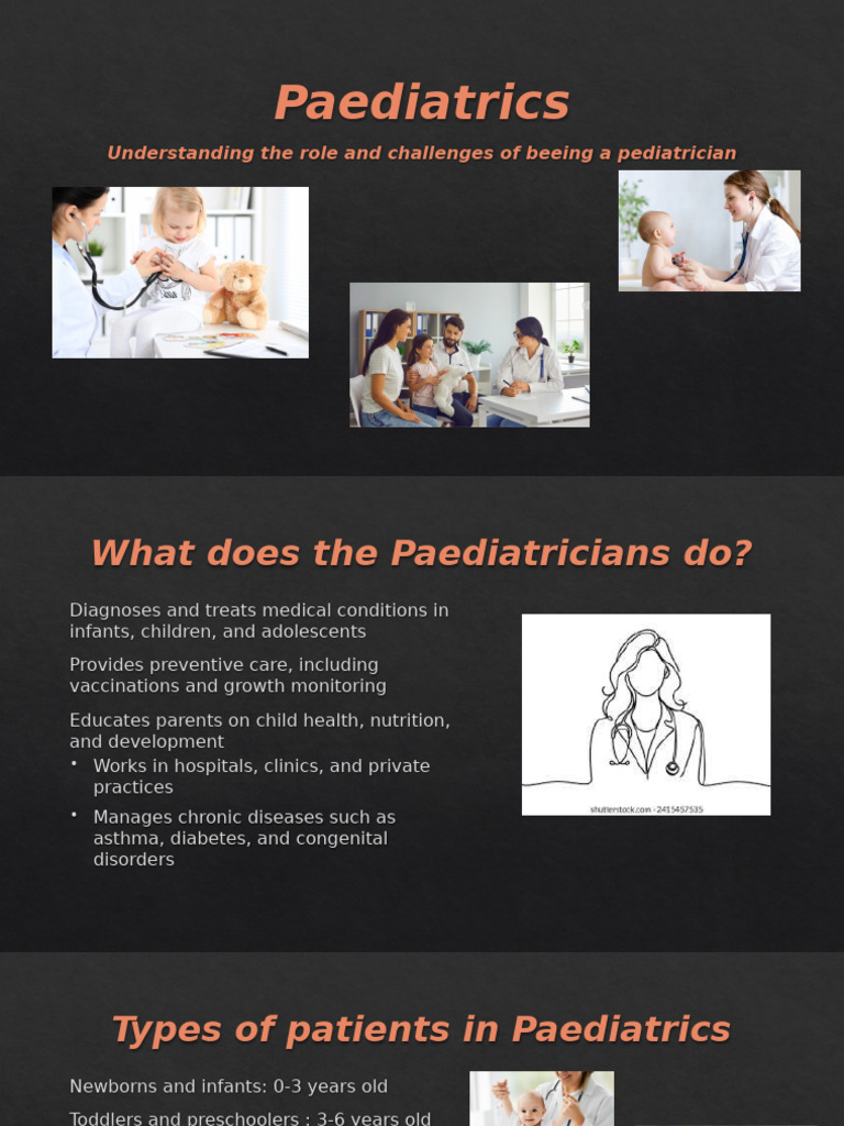 The Role and Challenges of Pediatricians | PDF | Pediatrics | Chronic ...