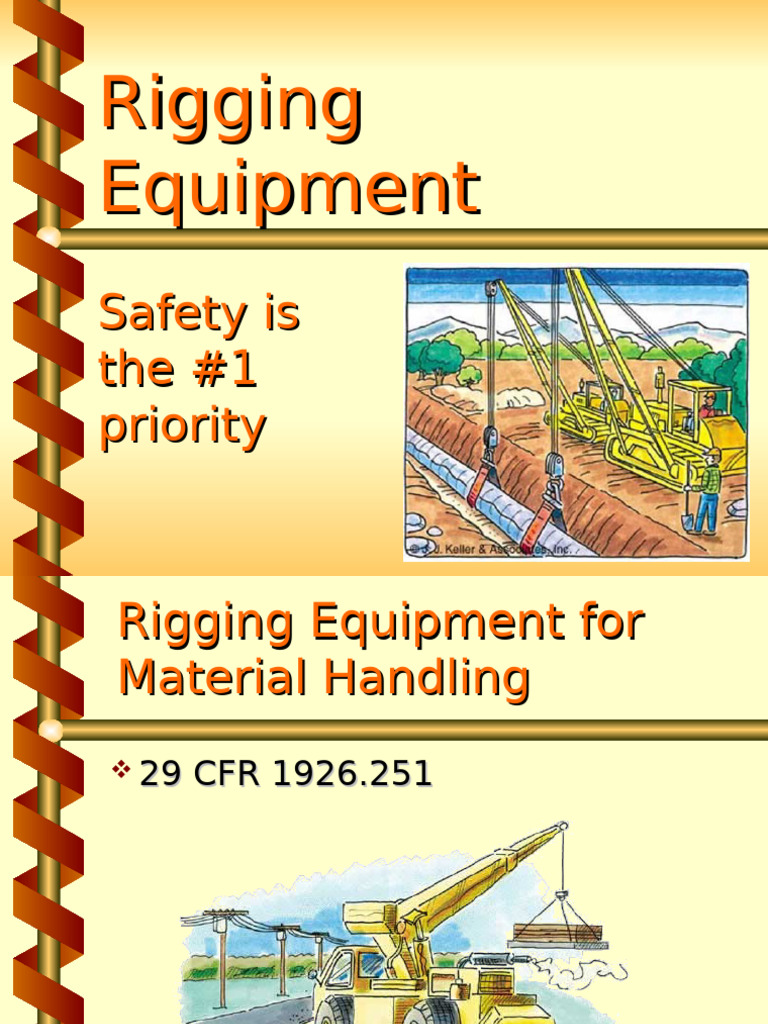 Rigging Equipment For Material Handling in Construction | PDF | Rope ...