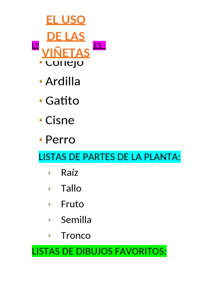 Viñetas | PDF