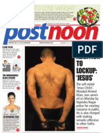 LATEST ADDITION TO LOCKUP: JESUS' - Postnoon News Today!