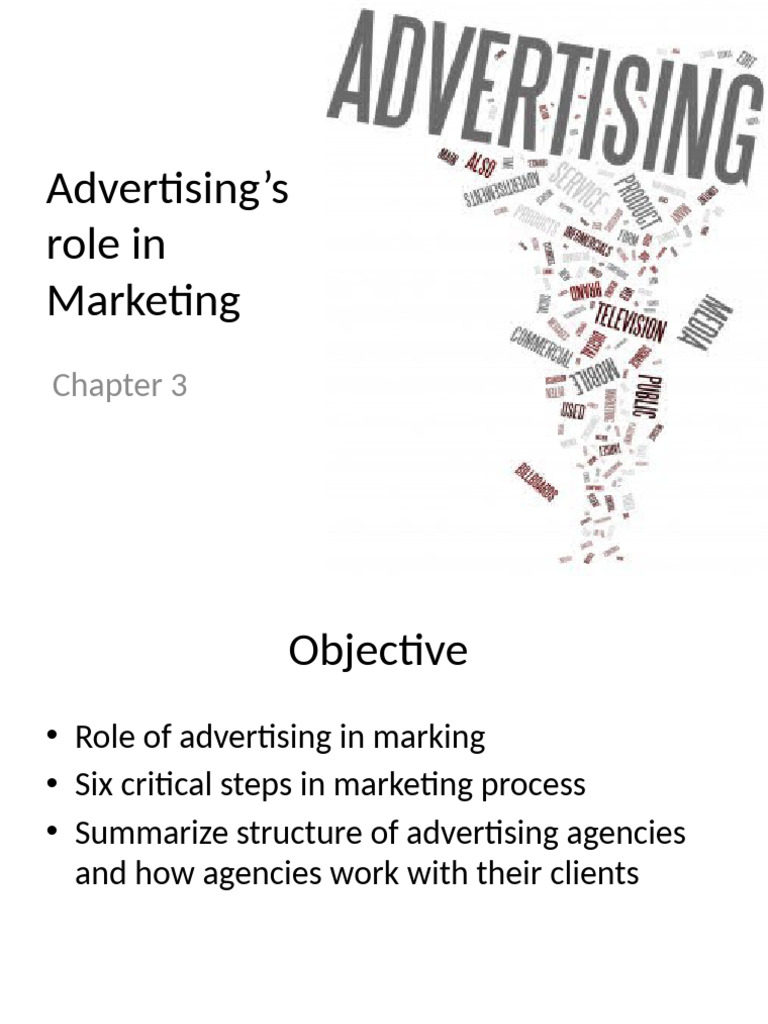 Advertisings Role in Market | PDF | Marketing | Brand