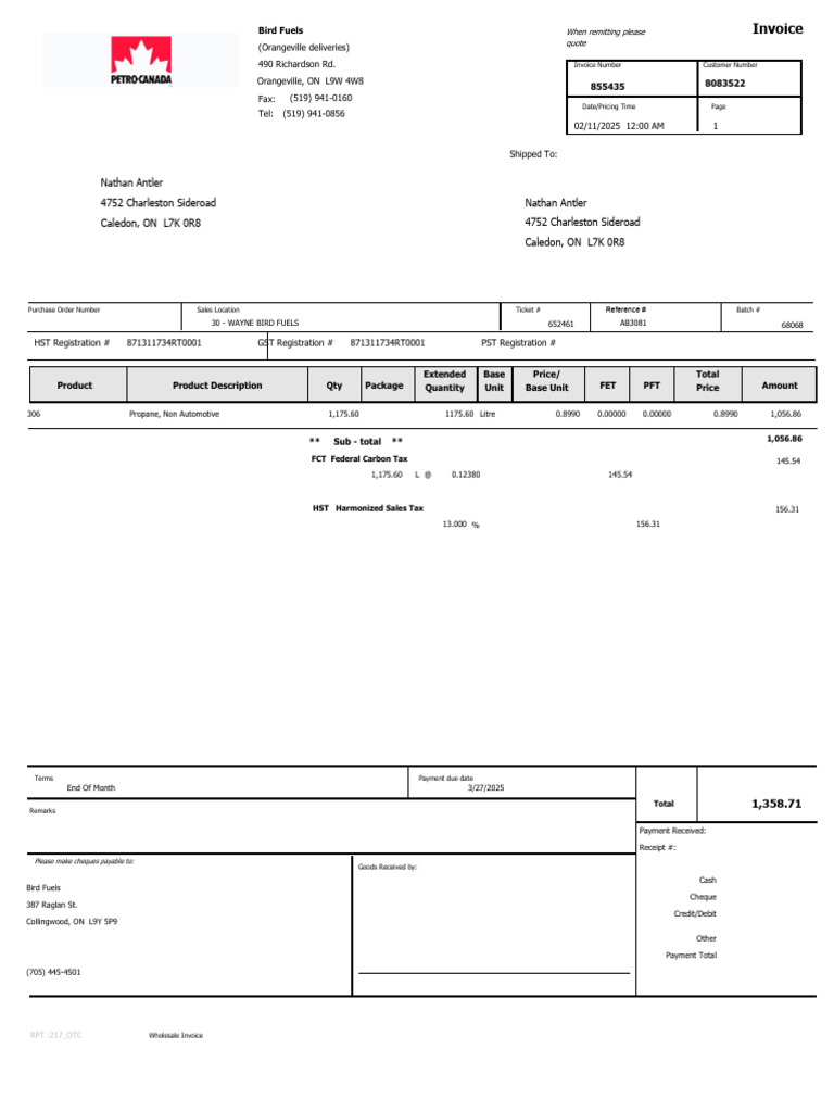 Inv 8083522 855435 20250211 | PDF | Sales | Business