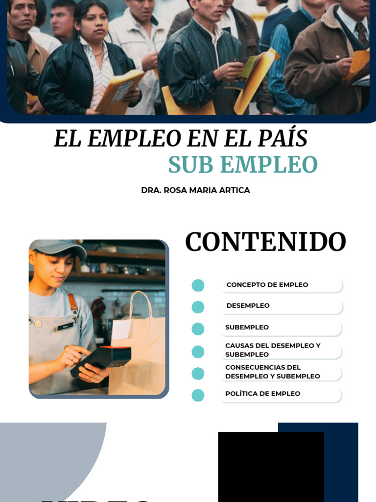 Empleo, Desempleo y Subempleo en el País | PDF | Desempleo | Empleo
