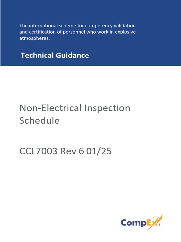 Non-Electrical Ex Equipment Inspection Guide | PDF