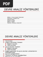 DT Bölüm 4 Devre Analiz Yöntemleri Yeni