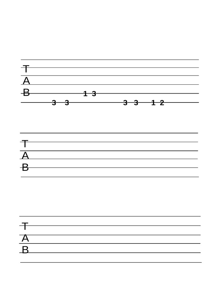 Blank Tab | PDF