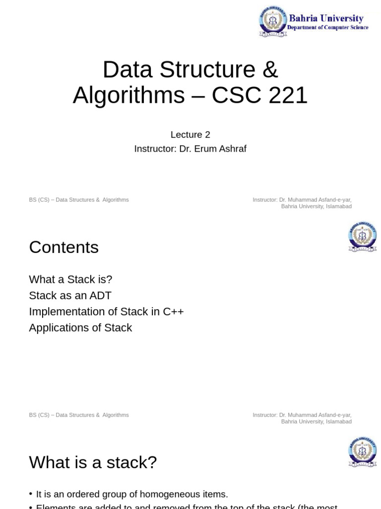 Stack Data Structure Overview | PDF | Software Engineering | Software ...