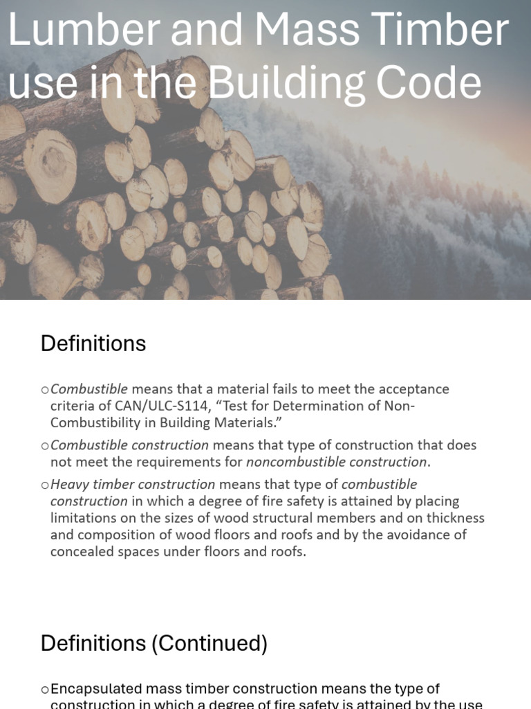 Ontario's Mass Timber Building Code Update | PDF | Lumber | Building