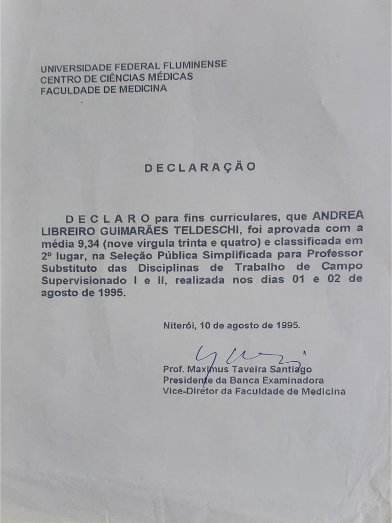 Aprovação Concurso Professor UFF | PDF