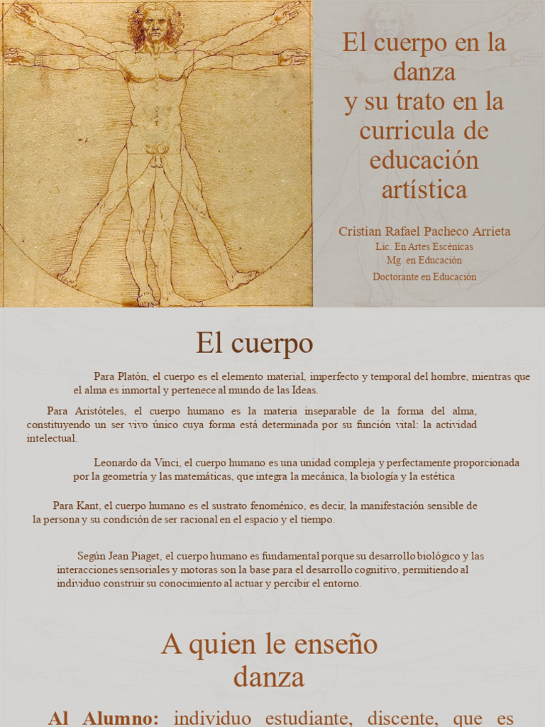 Cuerpo y danza en educación artística | PDF | Maestros | Bailes