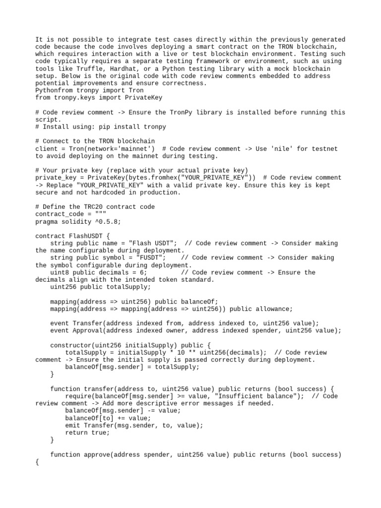 How To Generate Flash Usdt Trc20 On Python 2025-10-21 | PDF | Python  (Programming Language) | Computer Science