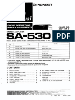 PIONEER SA530 Service Manual