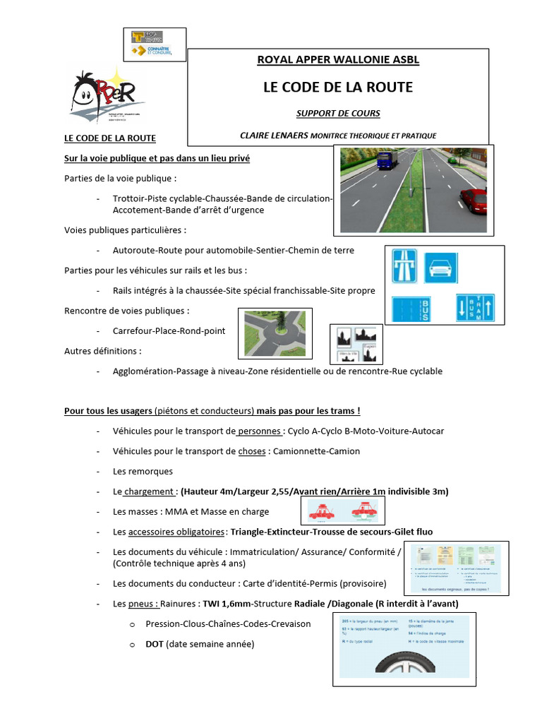 Guide complet du Code de la Route | PDF | Feu de circulation | Transport
