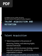 Download Talent Acquisition and Retention-PPT by Swati Bagaria SN93637252 doc pdf