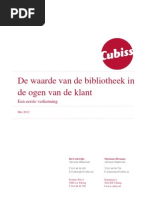 Download De Waarde Van de Bibliotheek in de Ogen Van de Klant by Cubiss SN93637993 doc pdf
