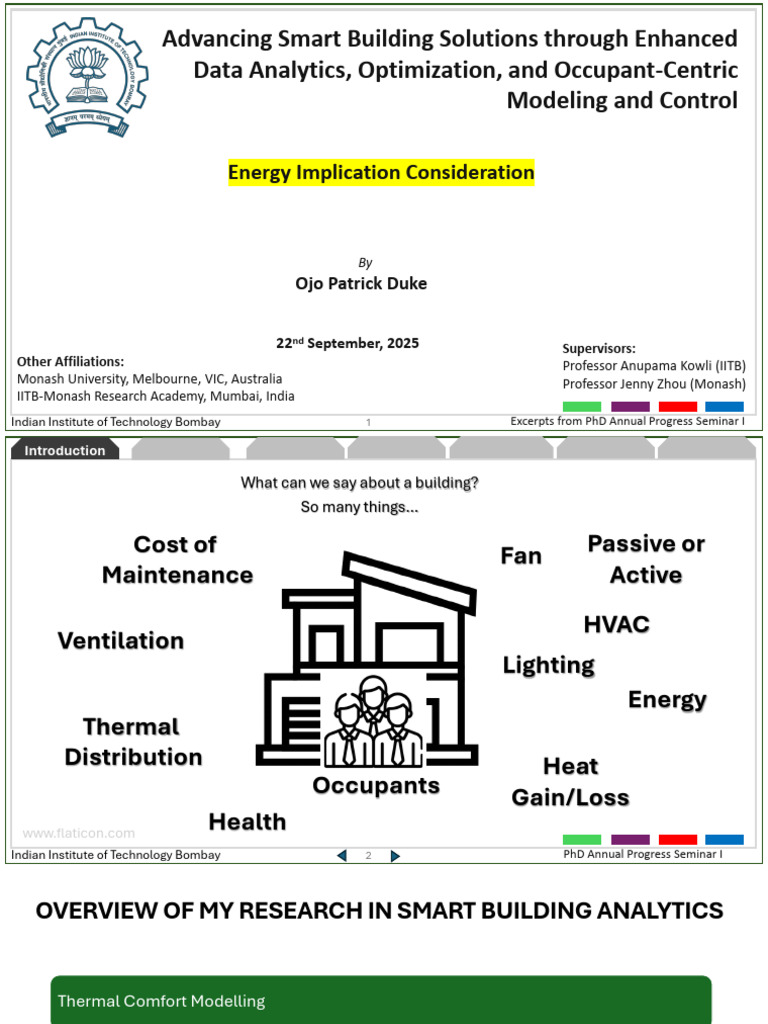 Smart Building Analytics for Energy Efficiency | PDF
