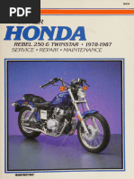 Honda CB50 Service Manual Overview | PDF | Piston | Engines