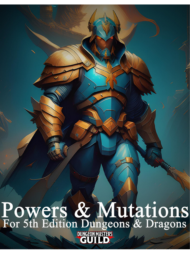 Superpowers and Magic Mutations Guide | PDF