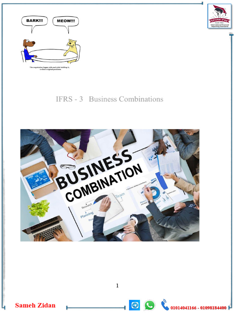 IFRS 3: Business Combinations Guide | PDF | Mergers And Acquisitions ...