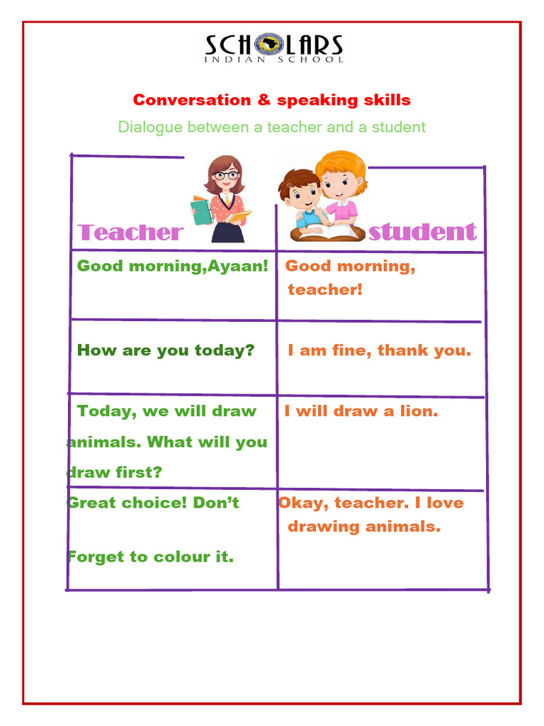 Enhancing Conversation Skills in Class | PDF