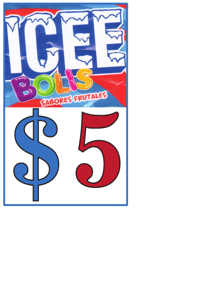 Letrero Icee Bolis | PDF