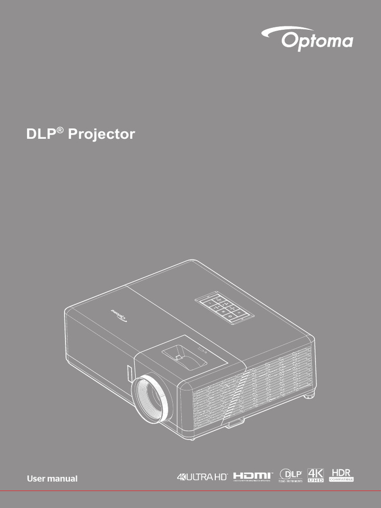 DLP Projector User Manual Guide | PDF | Electromagnetic Interference ...