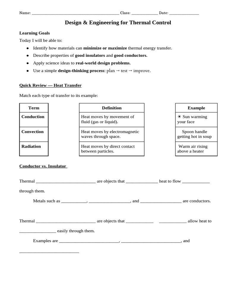 Thermal Control in Design Engineering | PDF | Thermal Insulation | Heat ...