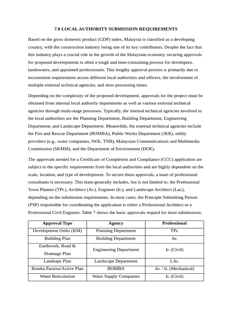 Local Authority Construction Approvals in Malaysia | PDF | Concrete ...