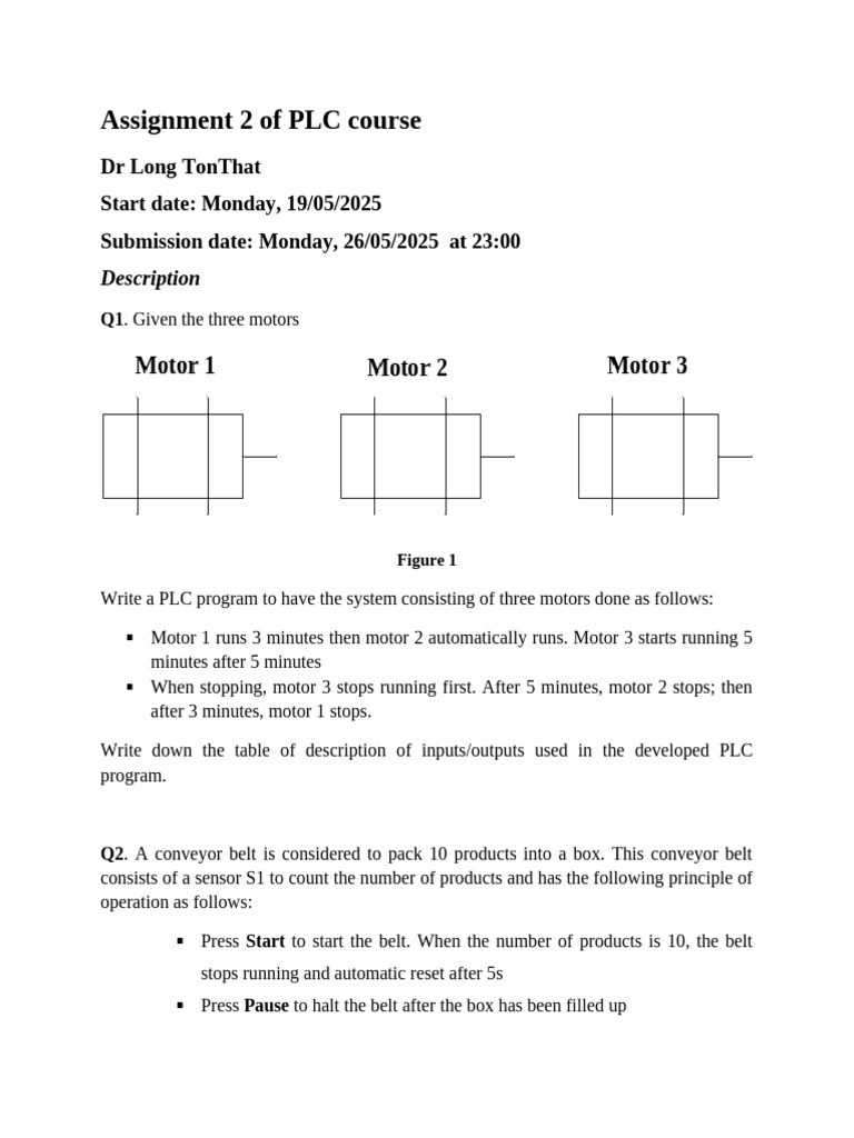 Assignment 2 For PLC - 2024-2025 | PDF