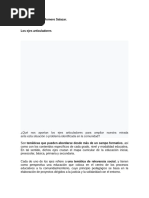 Ejes Articuladores de la NEM | PDF | Inclusión (Educación) | Pensamiento