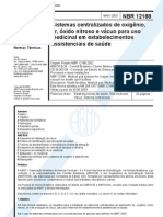 NBR 12188 NB 254 - Sistemas Centralizados de Agentes Oxidantes de Uso Medicinal