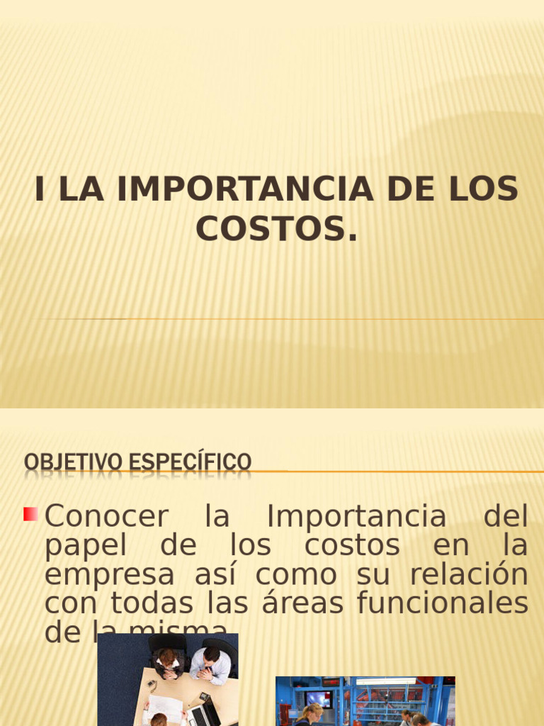 Importancia de la Contabilidad de Costos | PDF | Contabilidad ...