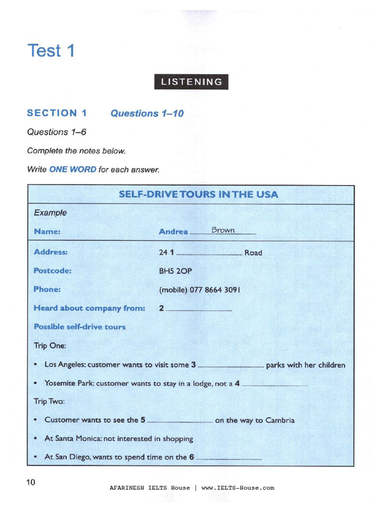 Cambridge IELTS 10 Ebook Test 1 | PDF