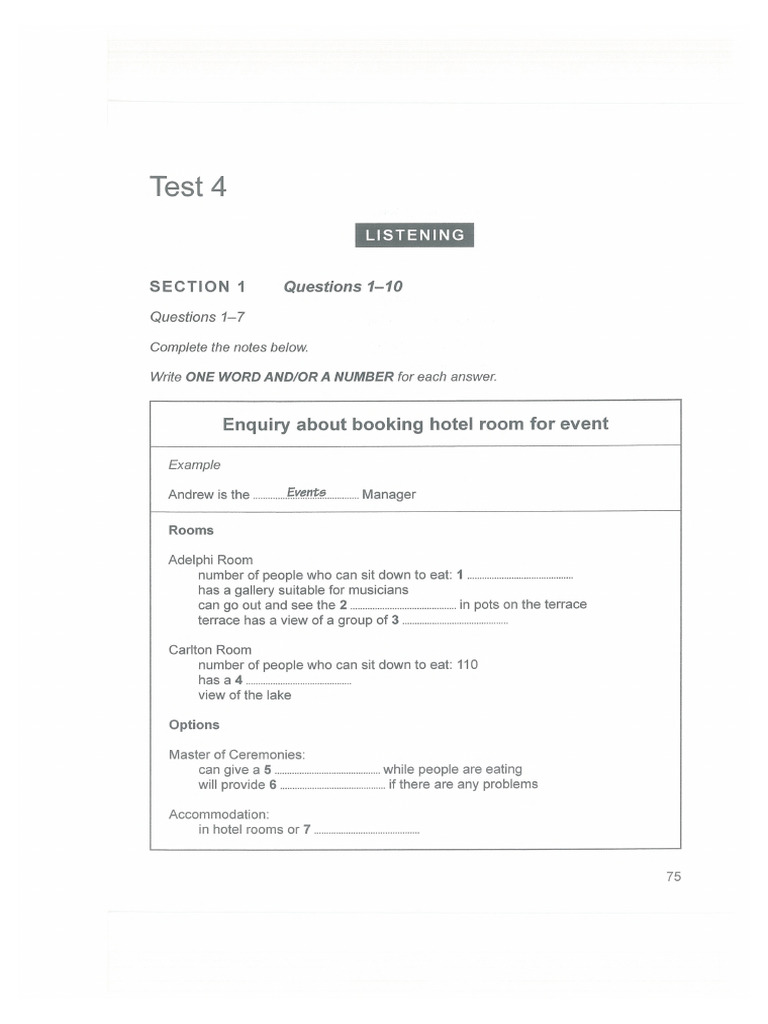 Cambridge 14 PDF Test 4 | PDF