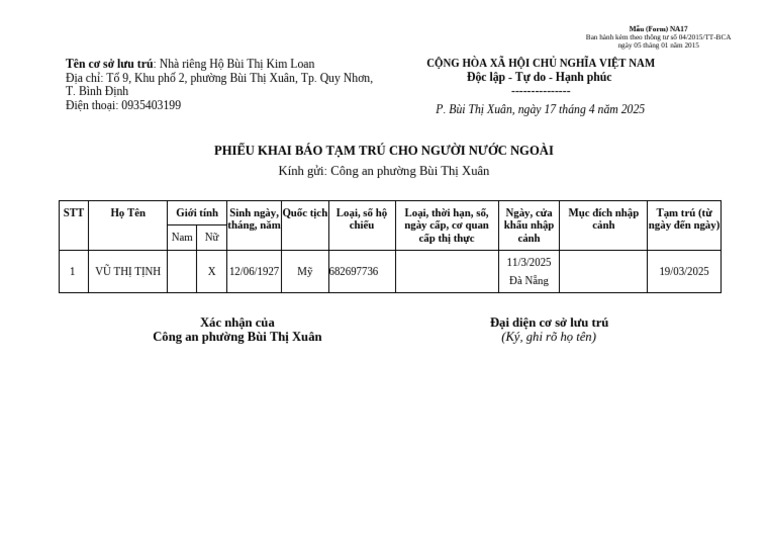 NA17 XNC | PDF