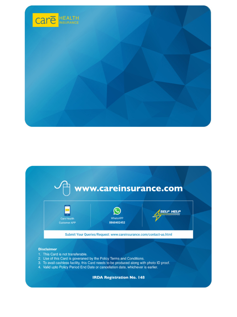 HealthCard 78910654 | PDF