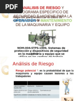 Análisis de Riesgo en Maquinaria y Equipo | PDF | Riesgo