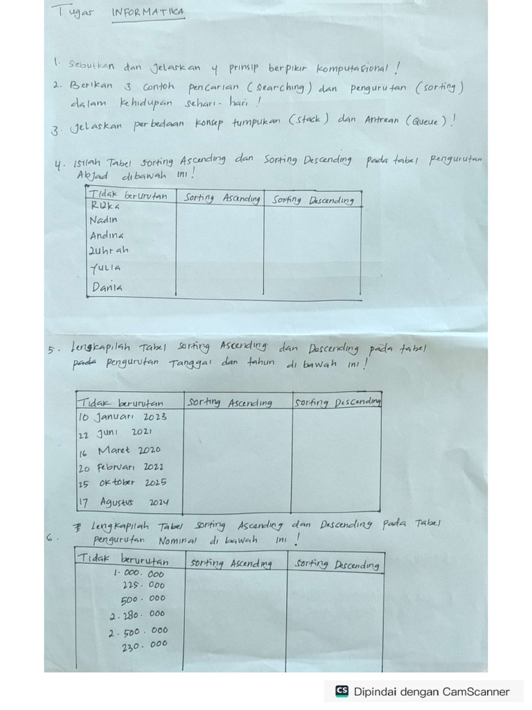 Tugas INFORMATIKA | PDF